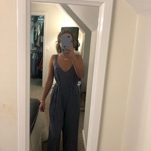Zara wide-leg loose jumpsuit